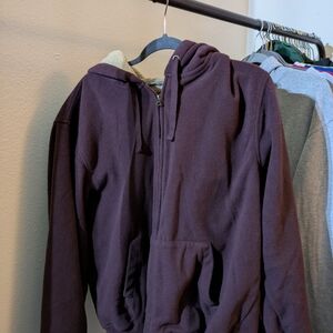 Cozy Purple Zip-Up Hoodie